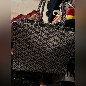 Aritzia Navy Tote Bag